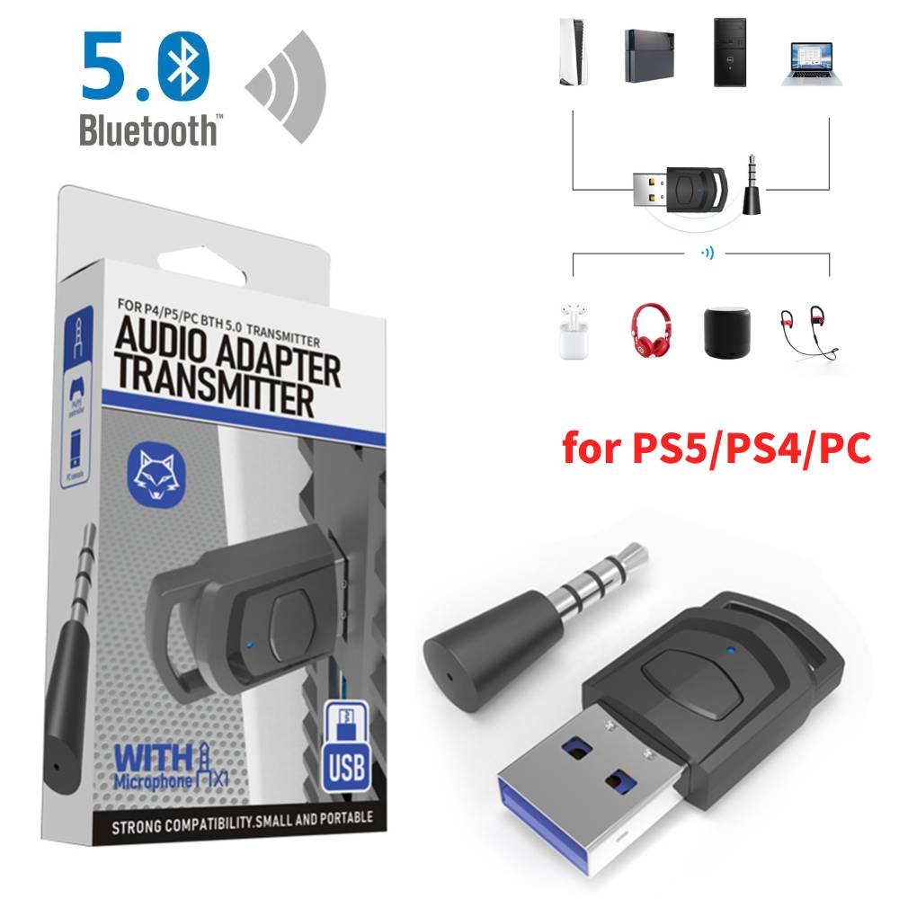 Gaming Console Best - Bluetooth Audio Transmitter Wireless Headphone Adapter
