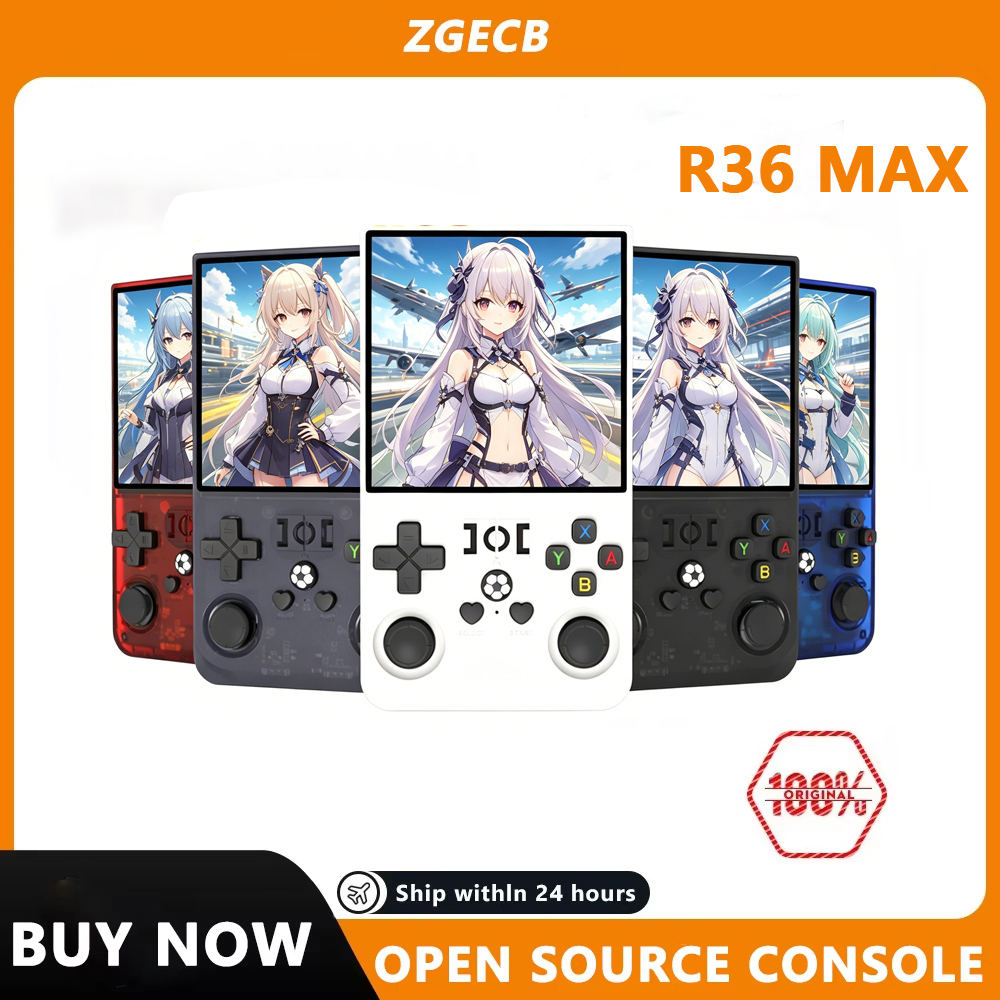 Gaming Console R36 Max - FLLAPT R36 Max 64gb 128gb 720*720