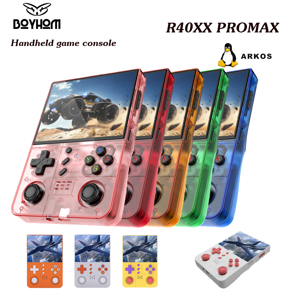 Gaming Console Handheld Best - BOYHOM R40XXPROMAX Retro Handheld with ARKOS2.0,