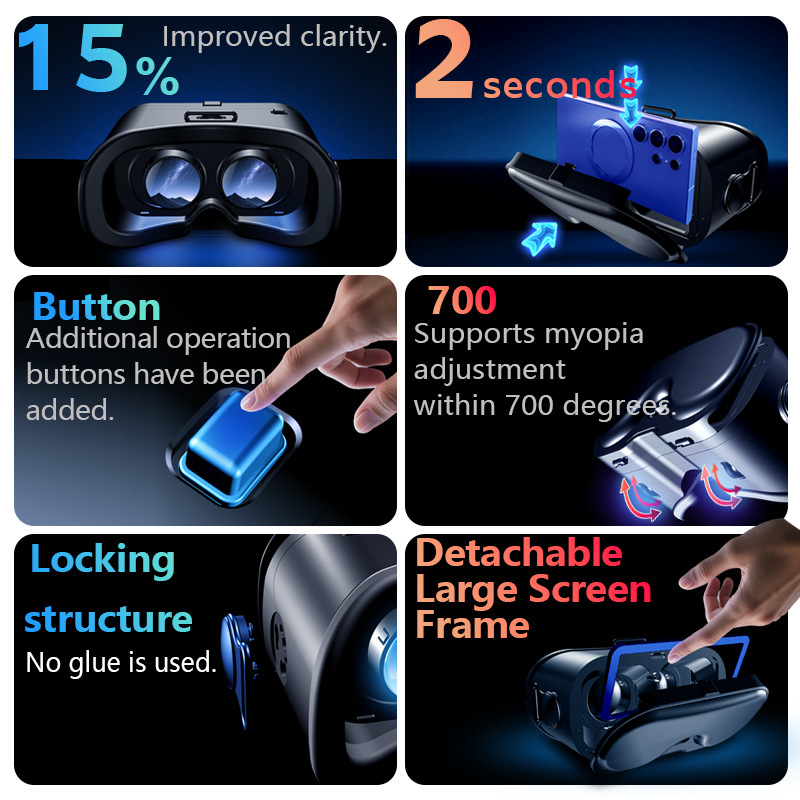 Original VRG Q8 VR Virtual Rea - Gaming Console Vr avaliação e preço