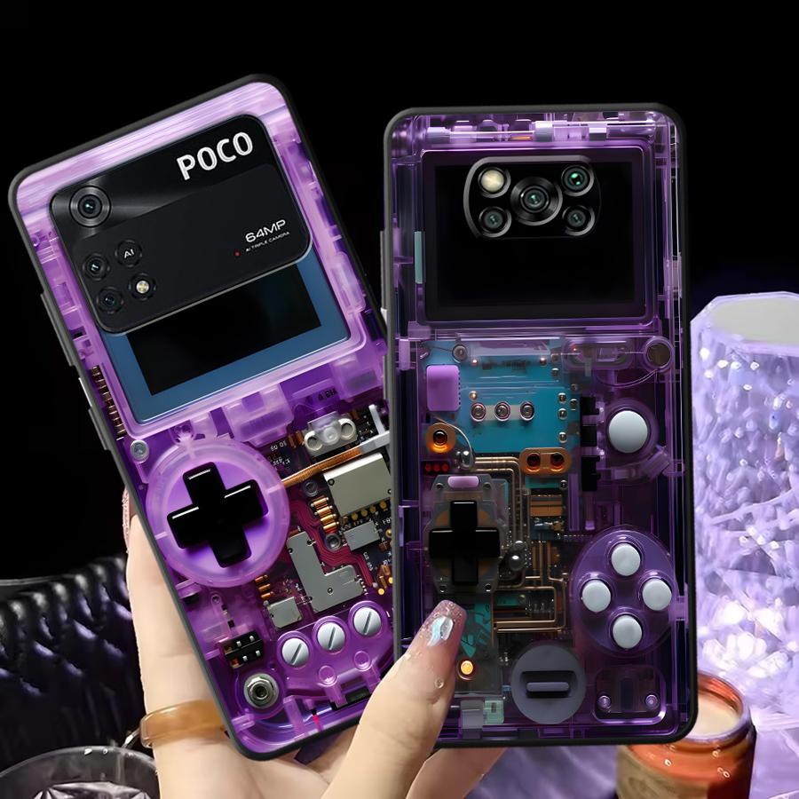 Case for Xiaomi Poco X3 X4 X5  - Gaming Console Logo avaliação e preço