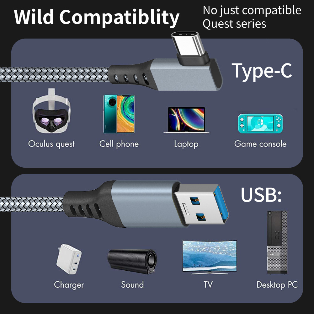 Link Cable 3 6 5M USB A To Typ - Gaming Console Vr avaliação e preço