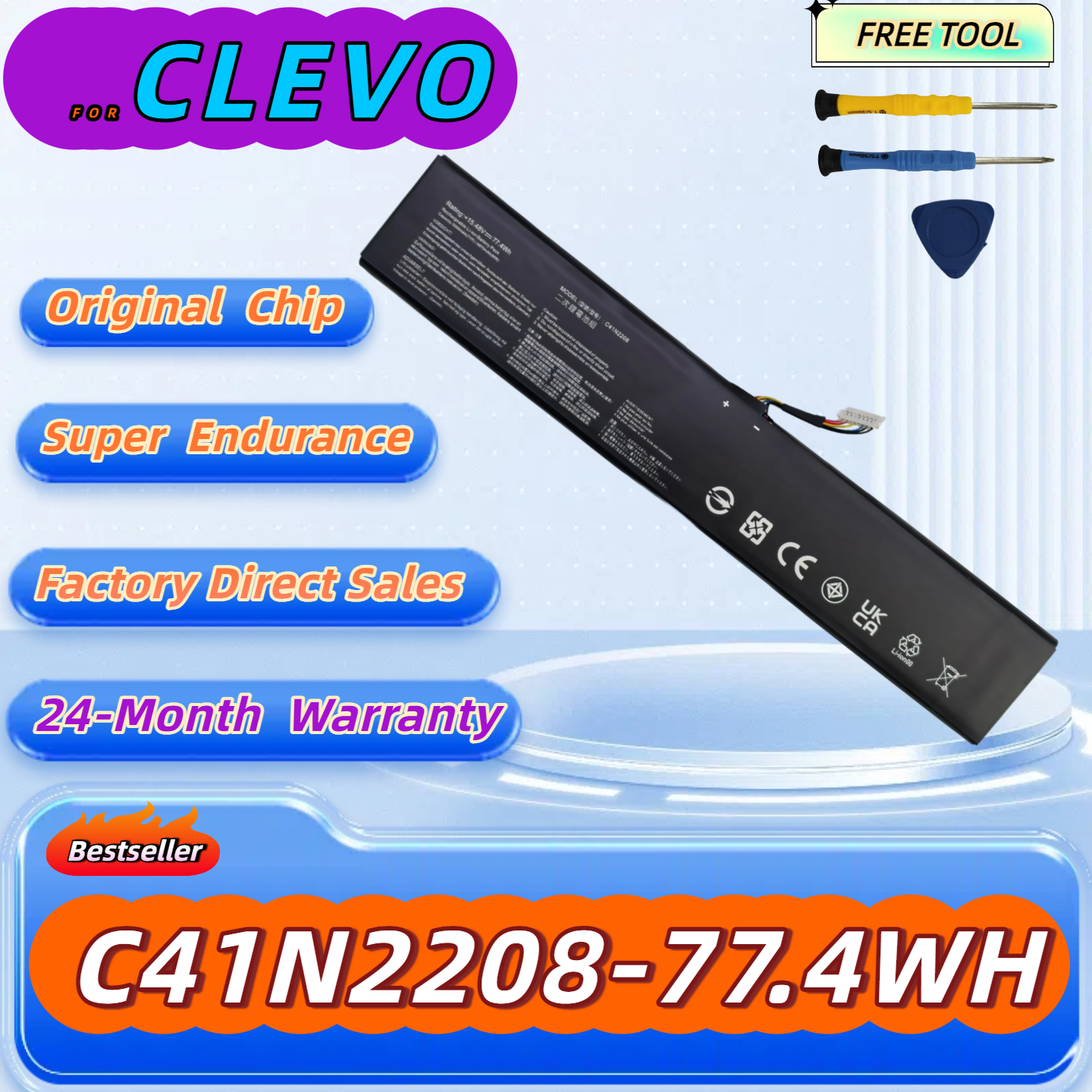C41N2208 Laptop Battery For AS - Laptop Gaming Console avaliação e preço