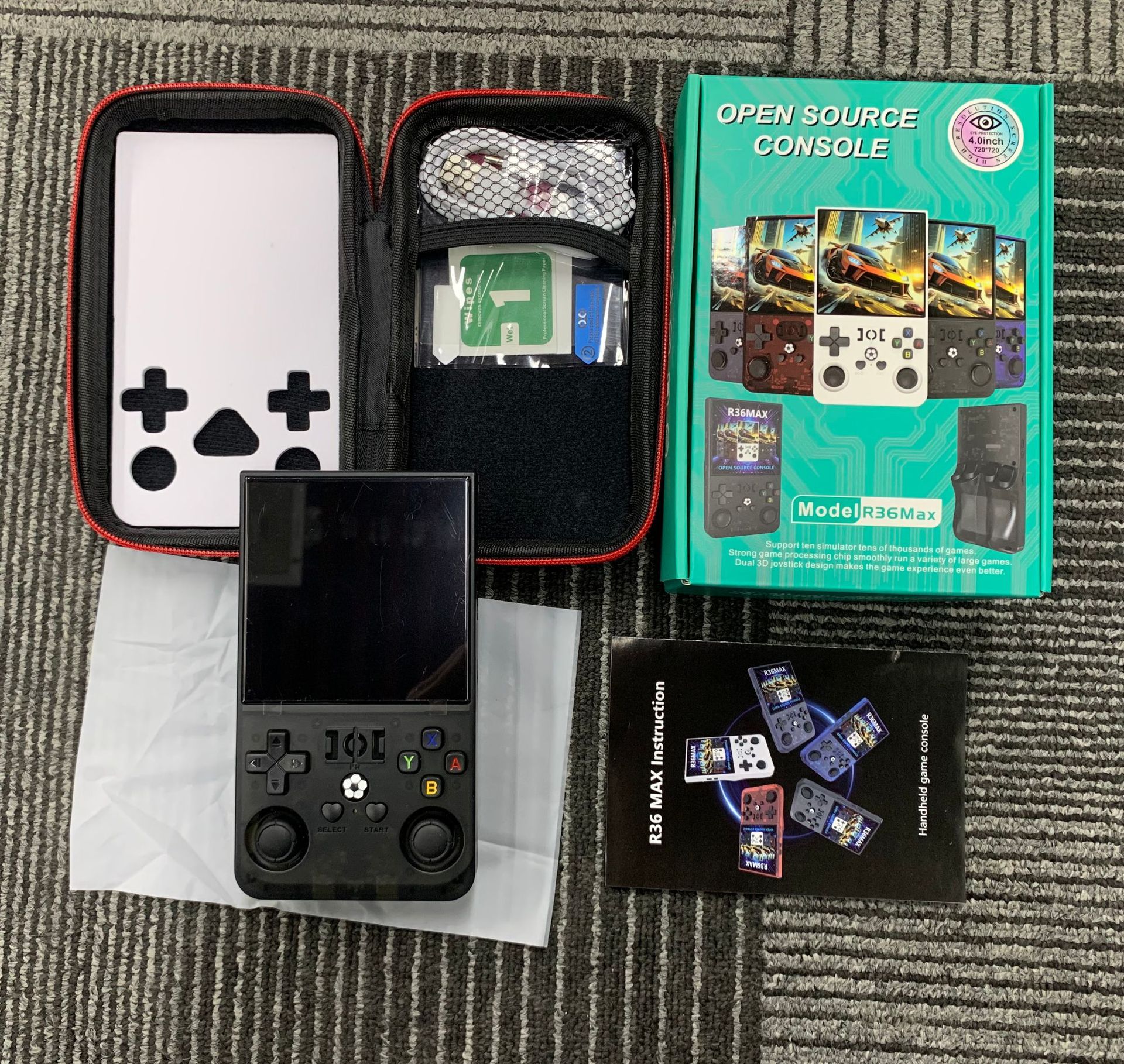 FLLBW R36 Max R36PRO Retro Gam - Gaming Console R36 Max avaliação e preço