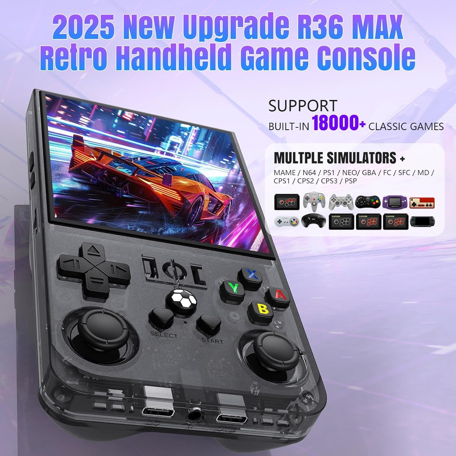 FLLBW R36 Max R36PRO Retro Gam - Gaming Console R36 Max avaliação e preço
