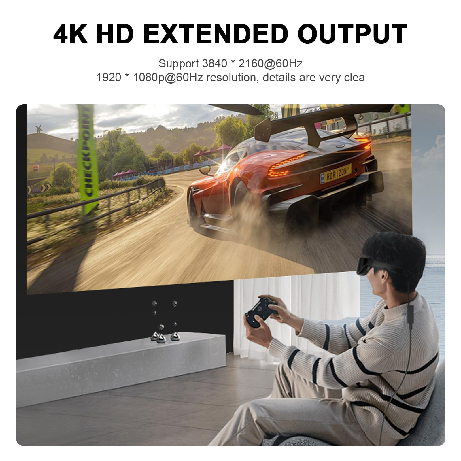 4K 60Hz HDM USB-C AR/XR Glasse - Gaming Console Vr avaliação e preço