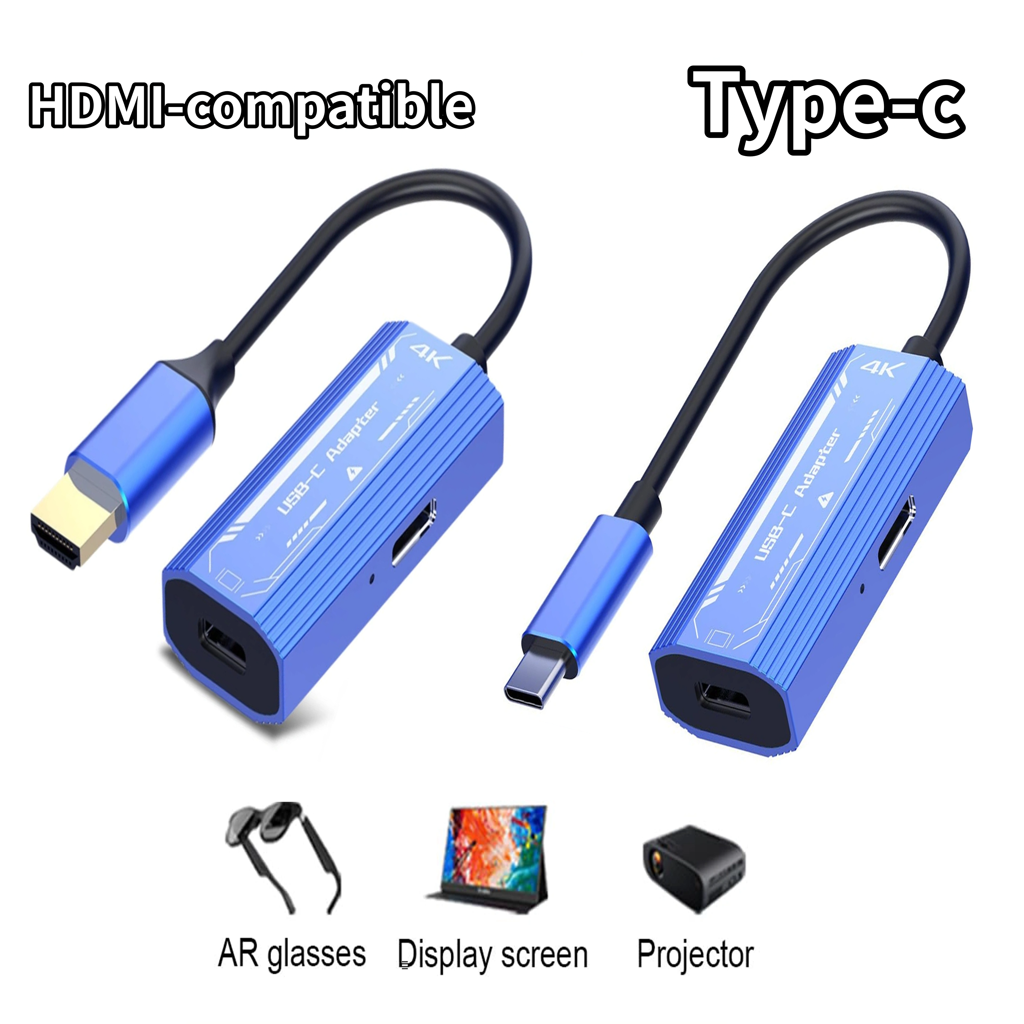 4K 60Hz HDM USB-C AR/XR Glasse - Gaming Console Vr avaliação e preço
