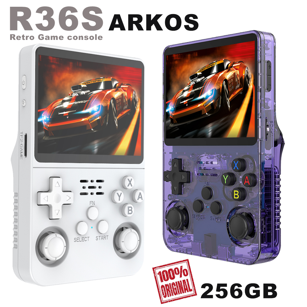BOYHOM 256G Open Source R36S R - Gaming Console Handheld Best avaliação e preço
