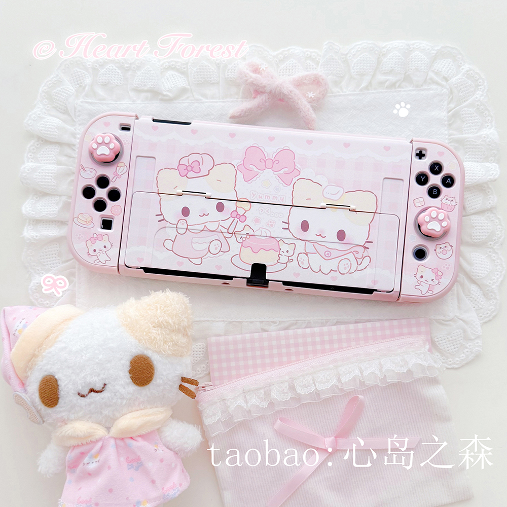 kawaii Pink Switch 2 Protectiv - Gaming Console And Controller avaliação e preço