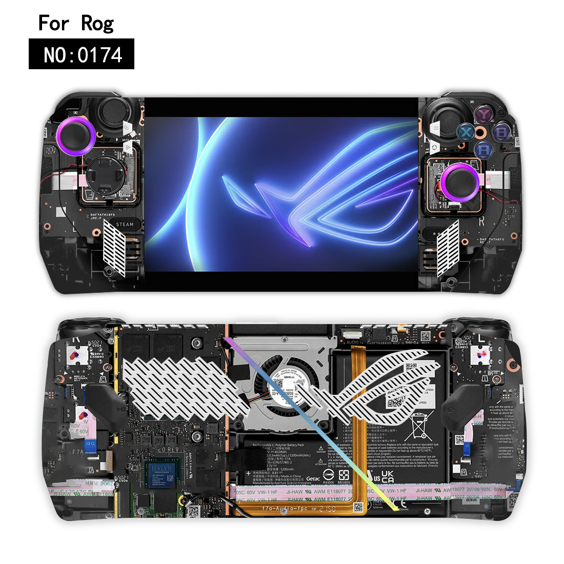 New Stickers Cover Case For As - Laptop Gaming Console avaliação e preço
