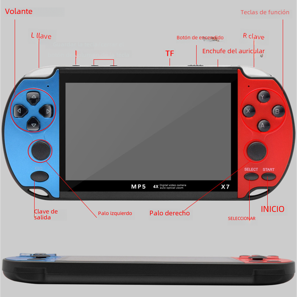 10000 Games X7 Retro Handheld  - Gaming Console X7 avaliação e preço