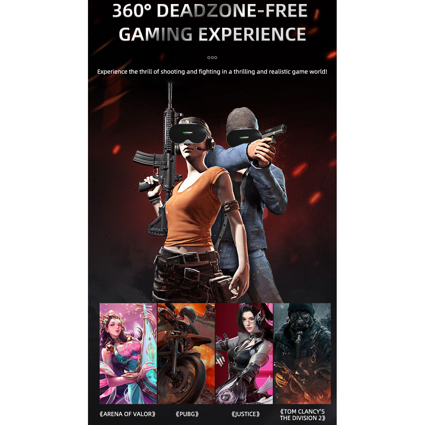 Virtual Reality 3D VR Glasses  - Gaming Console Vr avaliação e preço
