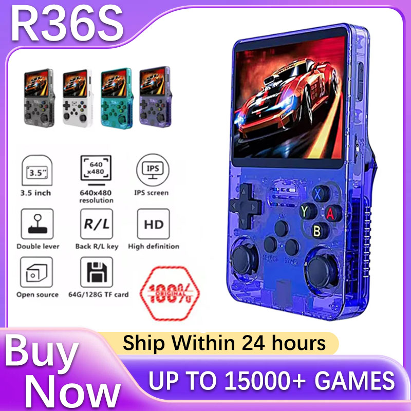 256G Open Source R36S Retro Ga - Gaming Console Handheld Best avaliação e preço