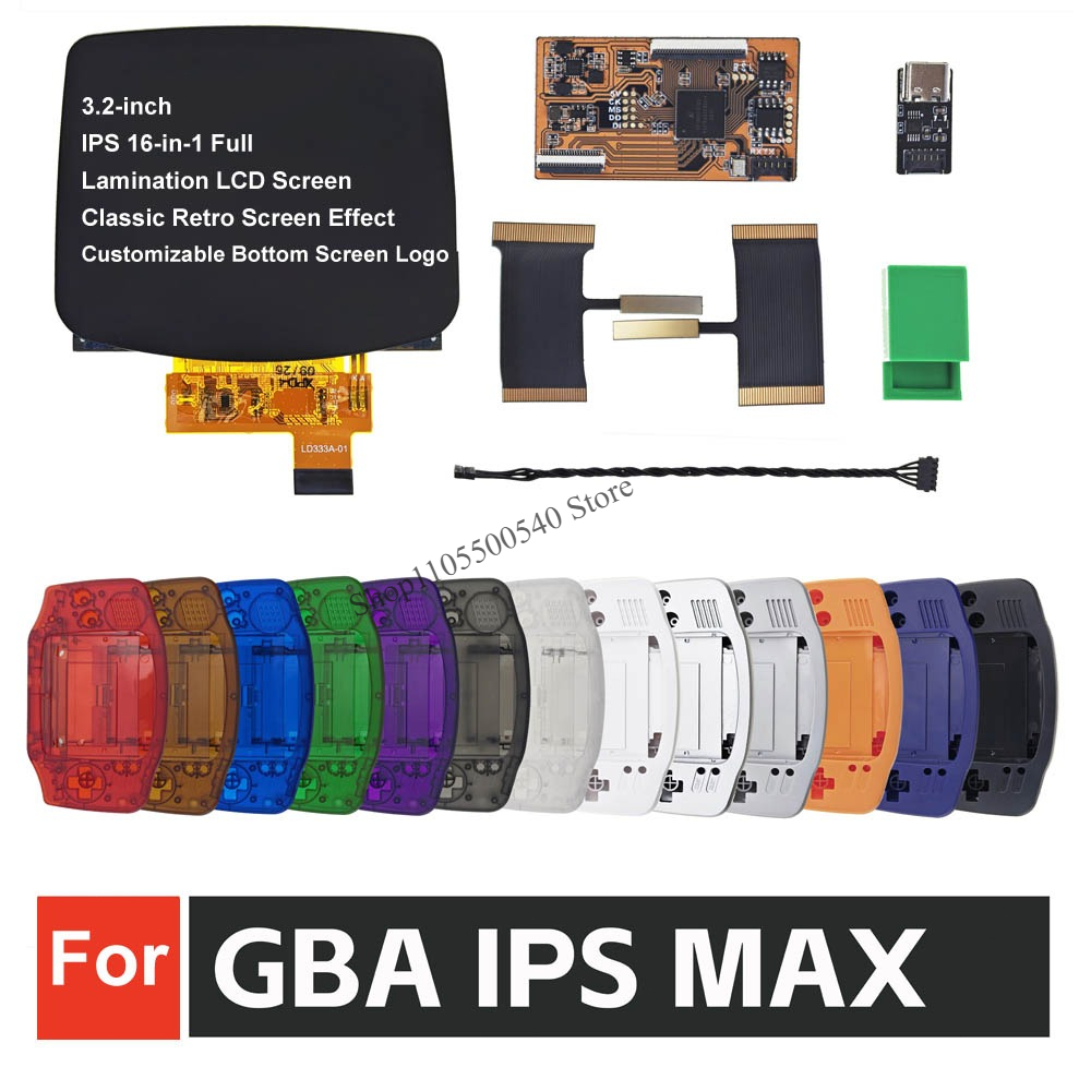 3.2-Inch IPS MAX Laminated LCD - Gaming Console Logo avaliação e preço