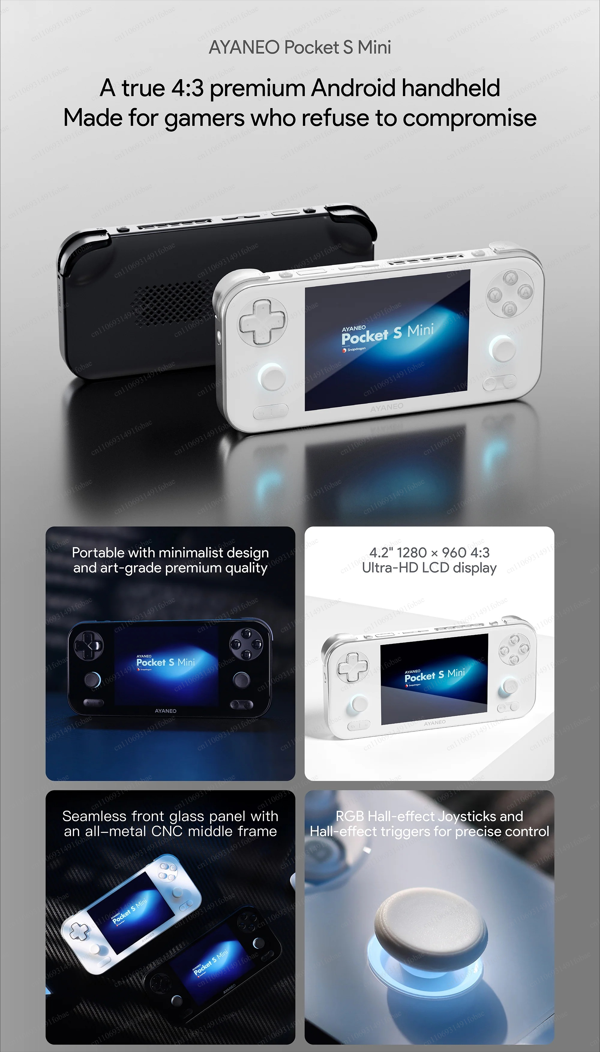 AYANEO Pocket S Mini Retro Han - Gaming Console Mini avaliação e preço