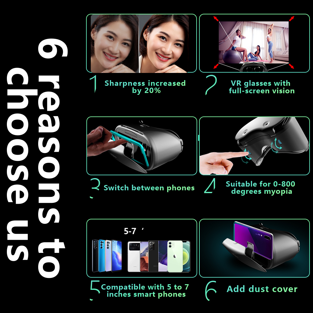 3D Virtual Reality VR Glasses  - Gaming Console Vr avaliação e preço