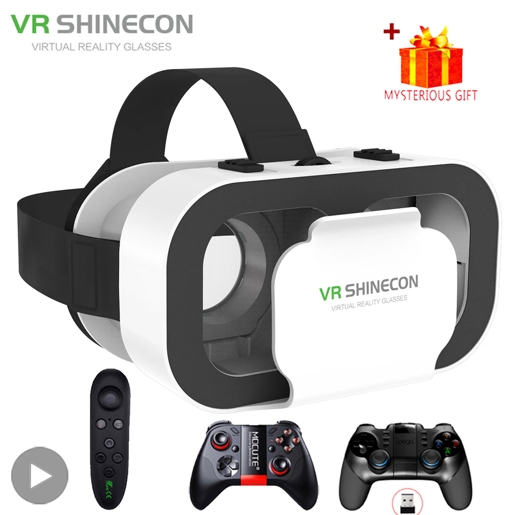 Shinecon 3D VR Glasses Virtual - Gaming Console Vr avaliação e preço