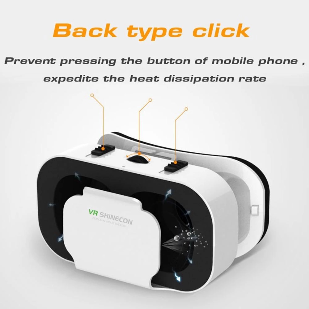Shinecon 3D VR Glasses Virtual - Gaming Console Vr avaliação e preço