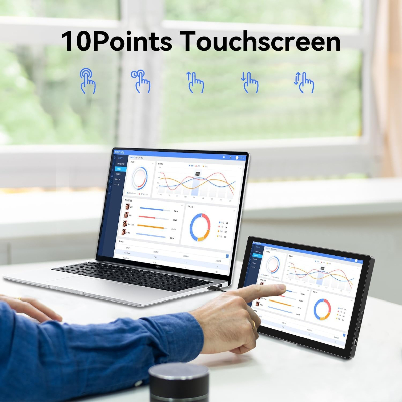 Small Touchscreen Monitor 10.1 - Gaming Console Image avaliação e preço
