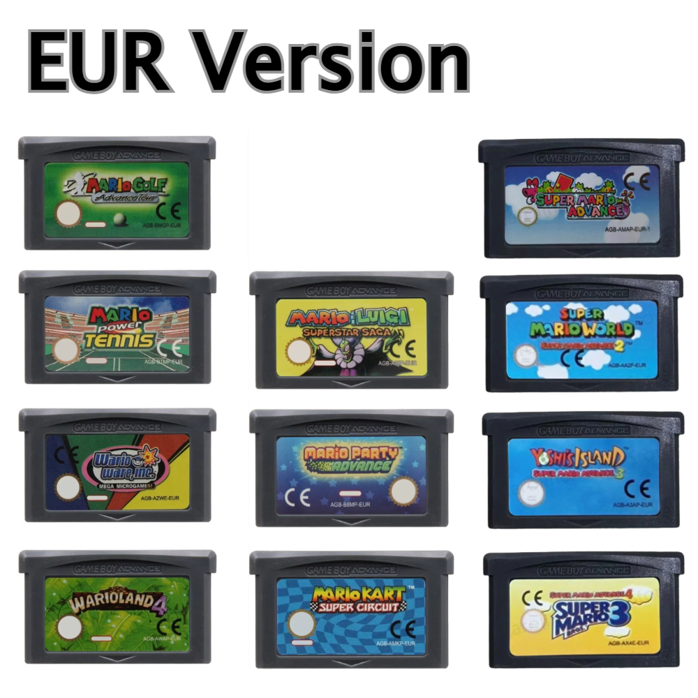 USA/EUR 32 Bit GBA Game Cartri - Gaming Console Mario avaliação e preço