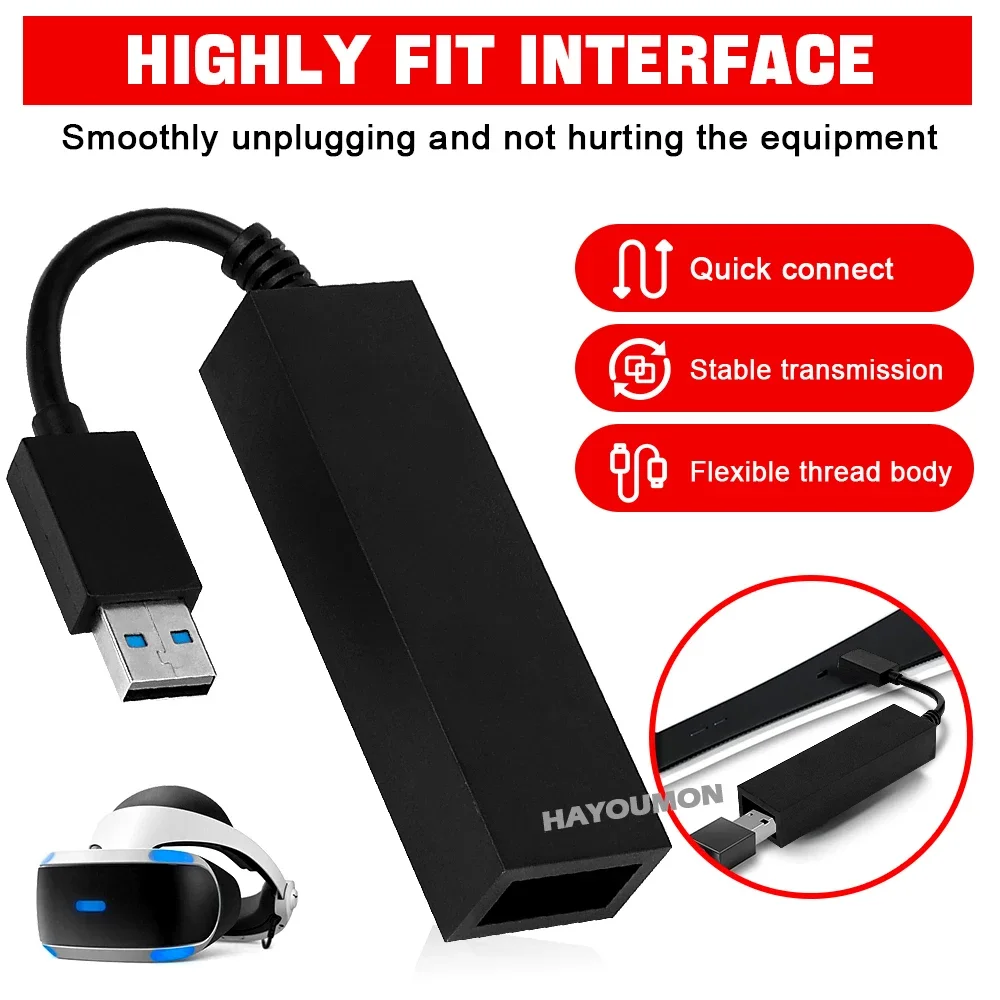 For PS5 VR Cable Adapter For P - Gaming Console Vr avaliação e preço