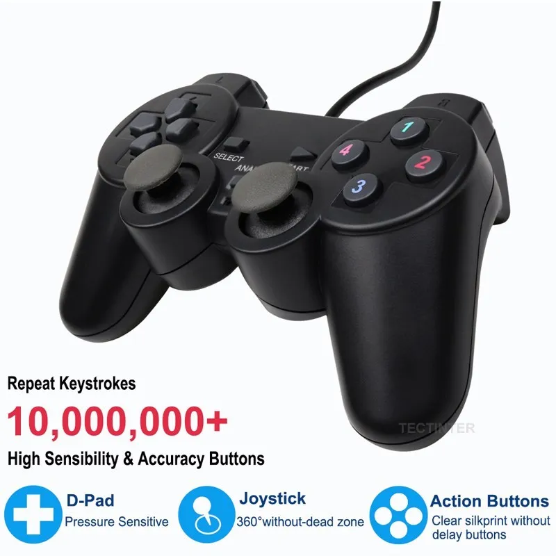 Wired USB PC Gaming Joystick G - Laptop Gaming Console avaliação e preço