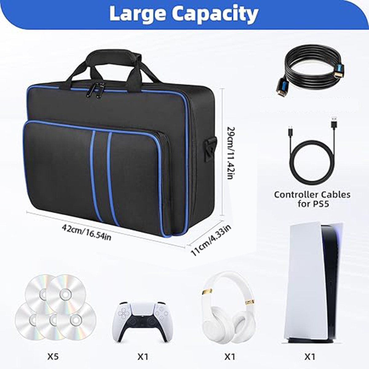 Suitable for PS5 travel protec - Gaming Console And Controller avaliação e preço
