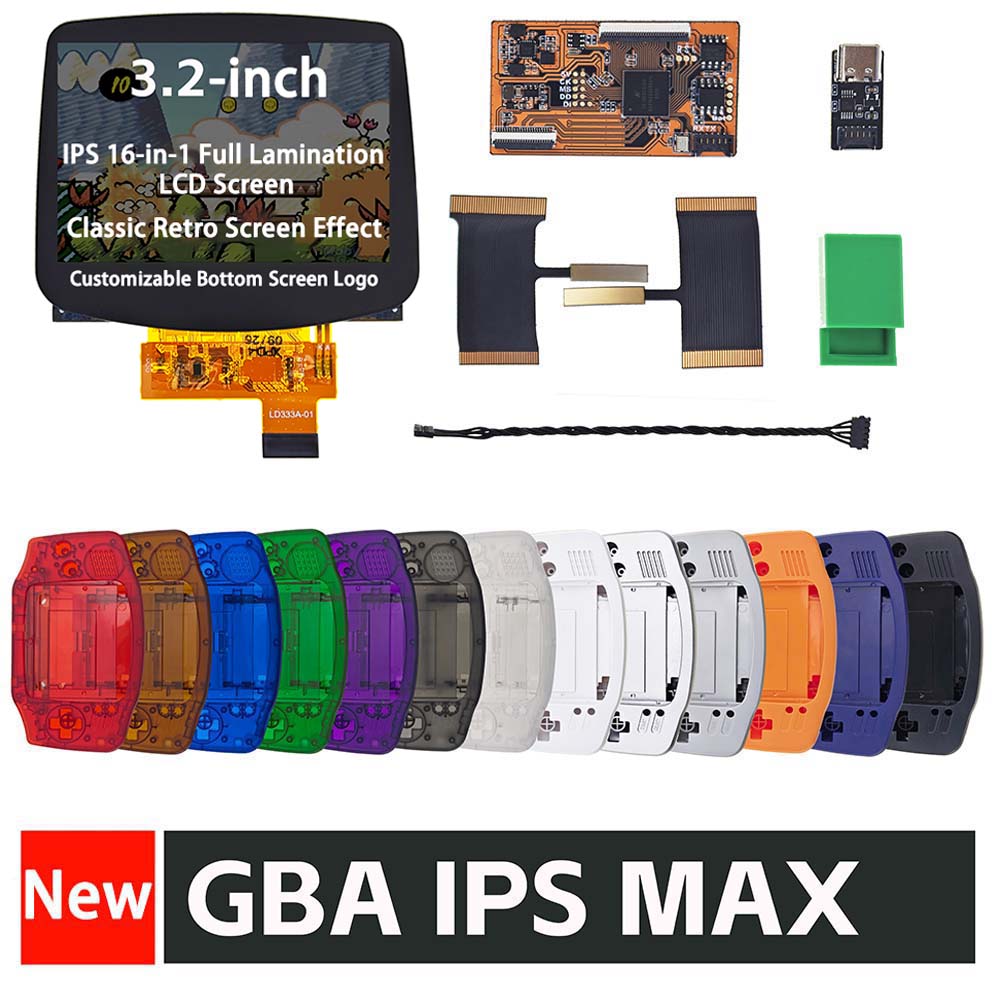 New 3.2-Inch IPS MAX Laminated - Gaming Console Logo avaliação e preço