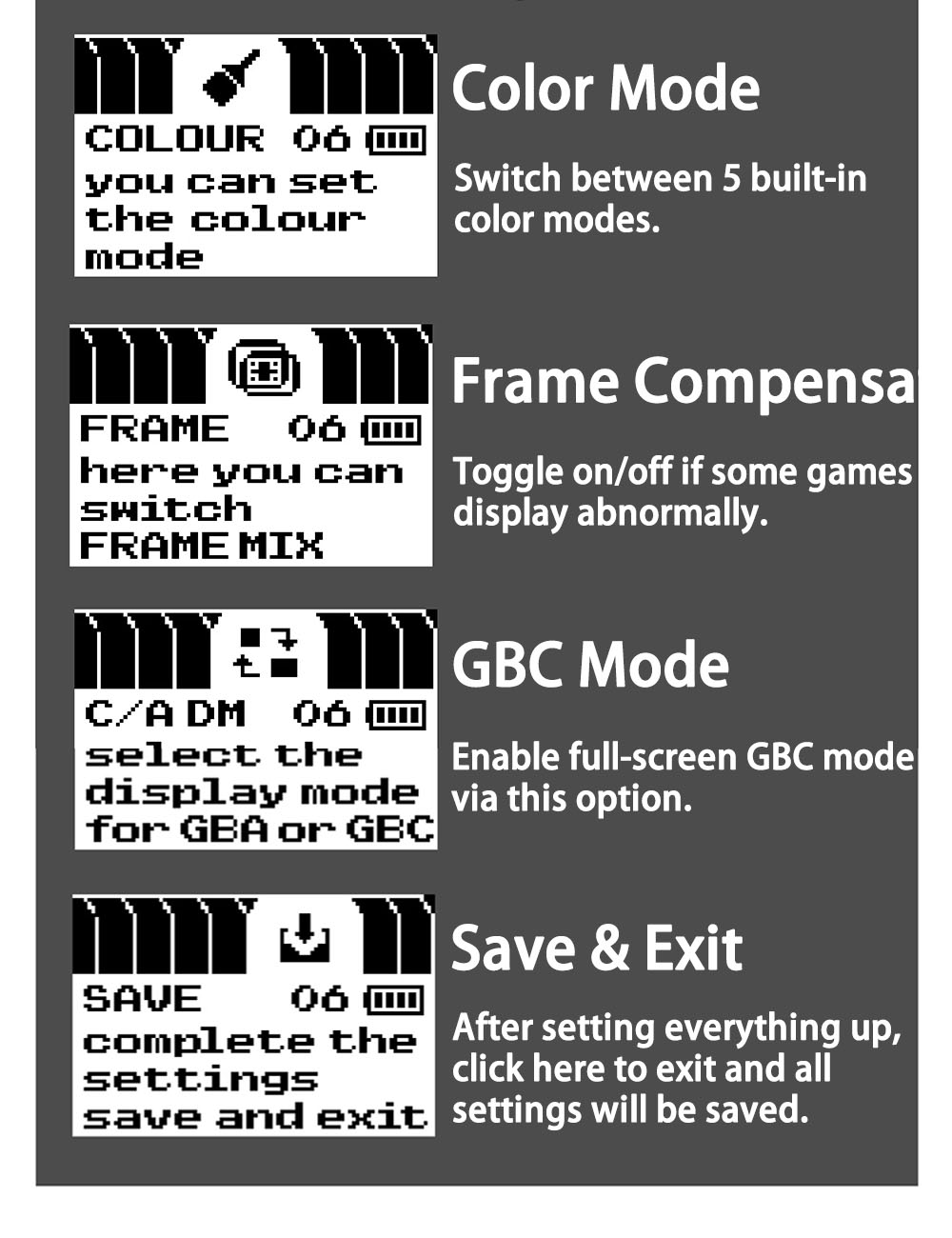 New 3.2-Inch IPS MAX Laminated - Gaming Console Logo avaliação e preço