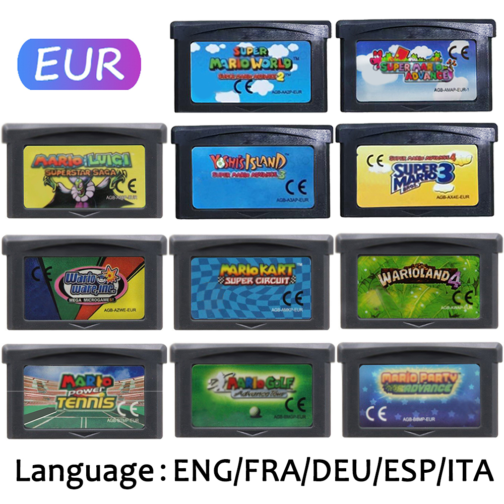Mali EUR Version GBA Game Cart - Gaming Console Mario avaliação e preço