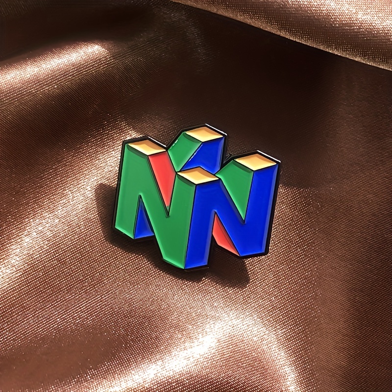 N64 Logo Gaming Enamel Pin – R - Gaming Console Logo avaliação e preço