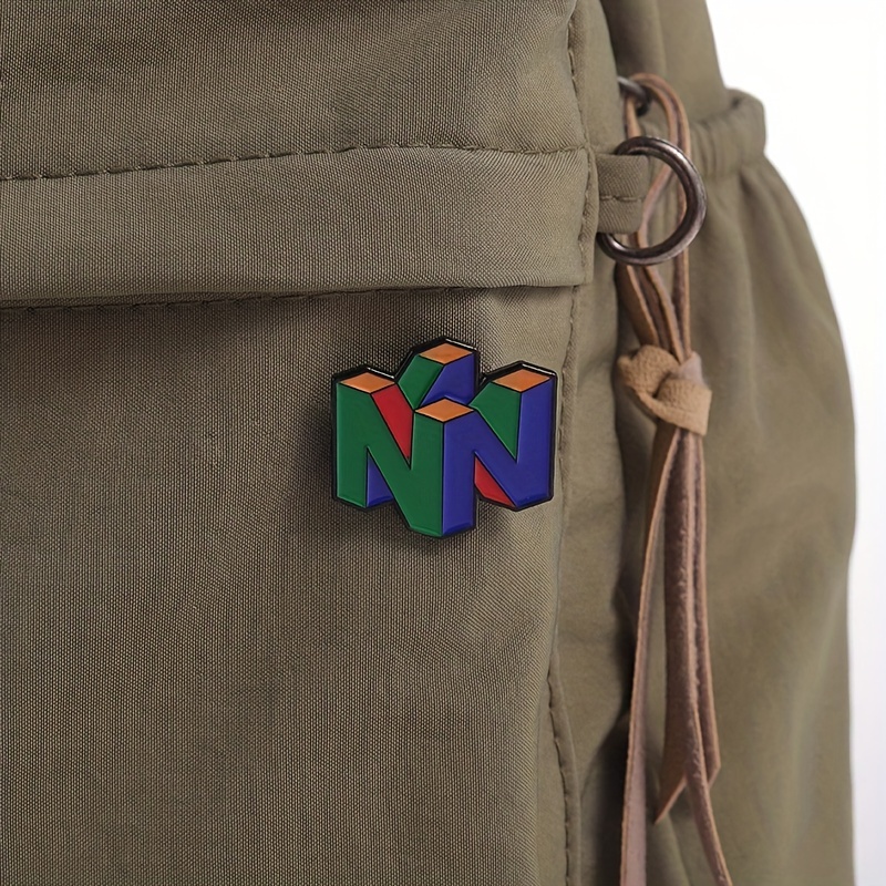 N64 Logo Gaming Enamel Pin – R - Gaming Console Logo avaliação e preço