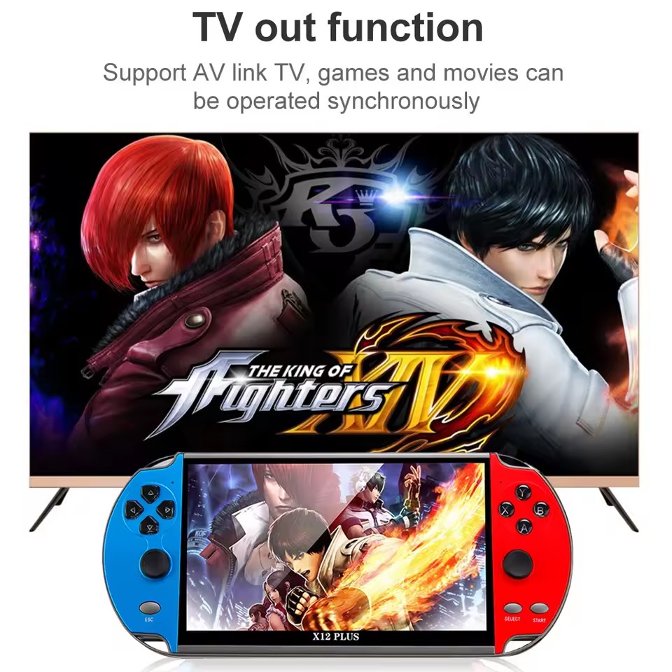 X7 X12 Plus Retro Handheld Vid - Gaming Console X7 avaliação e preço