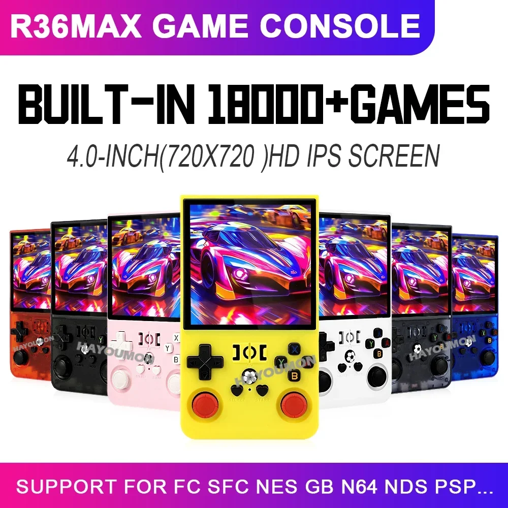 R36 Max Portable Pocket Handhe - Gaming Console R36 Max avaliação e preço