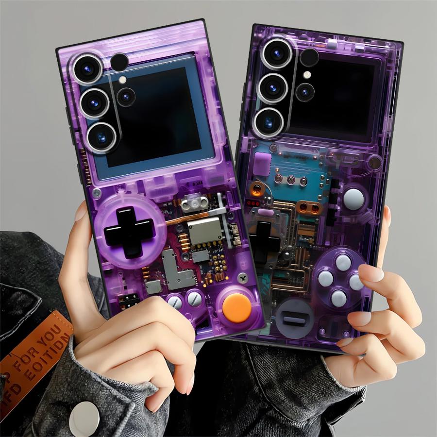 Purple Gaming Console Case for - Gaming Console Logo avaliação e preço