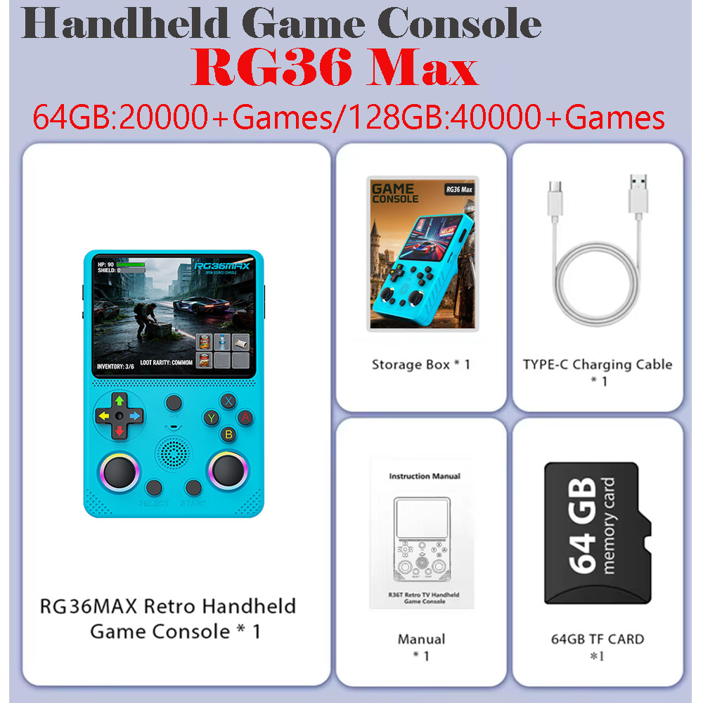 [Genuine] Newest Retro Handhel - Gaming Console Handheld Best avaliação e preço