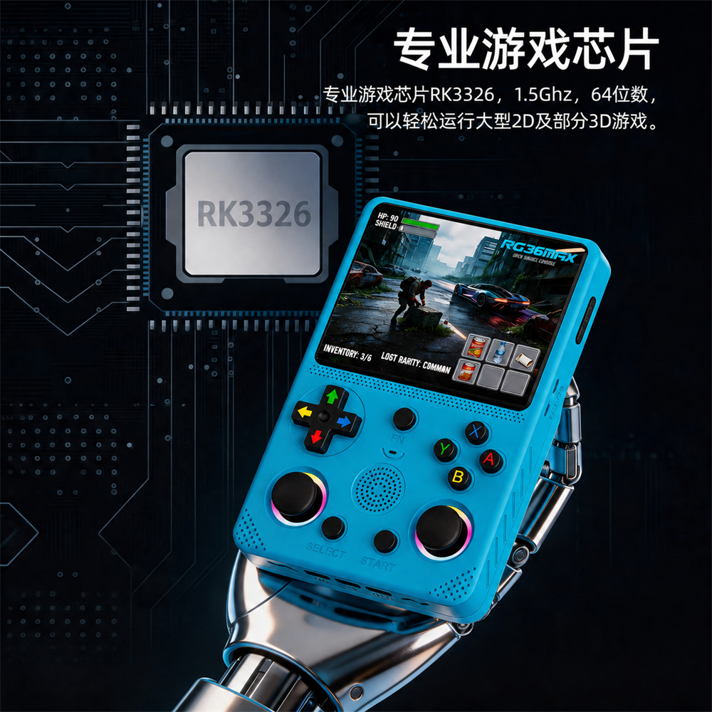 [Genuine] Newest Retro Handhel - Gaming Console Handheld Best avaliação e preço