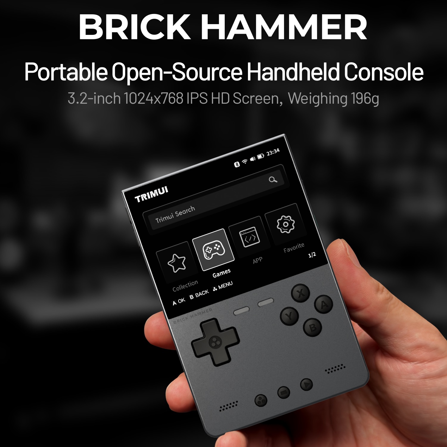 TRIMUI BRICK HAMMER Retro Hand - Gaming Console For Phone avaliação e preço