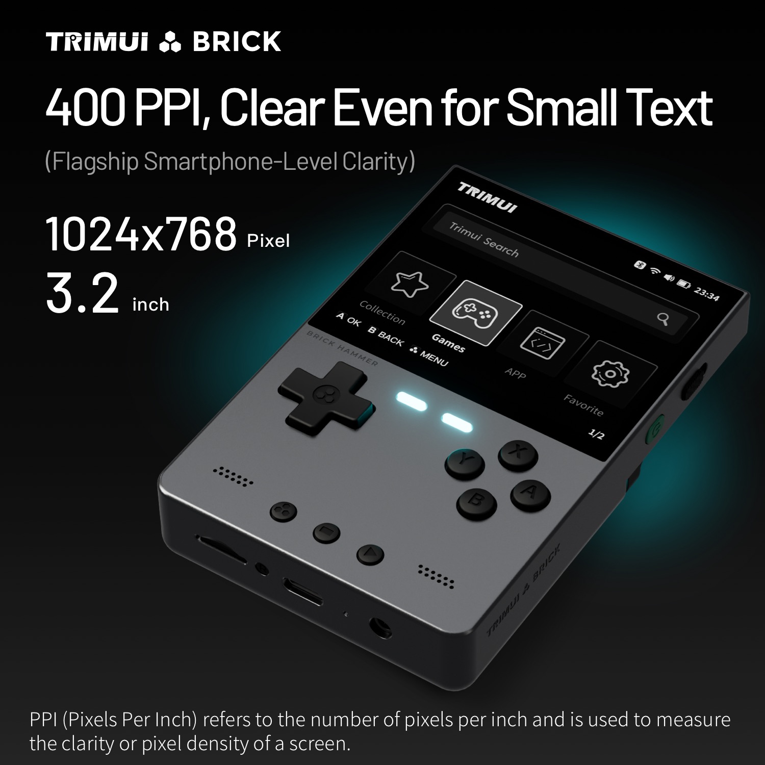 TRIMUI BRICK HAMMER Retro Hand - Gaming Console For Phone avaliação e preço