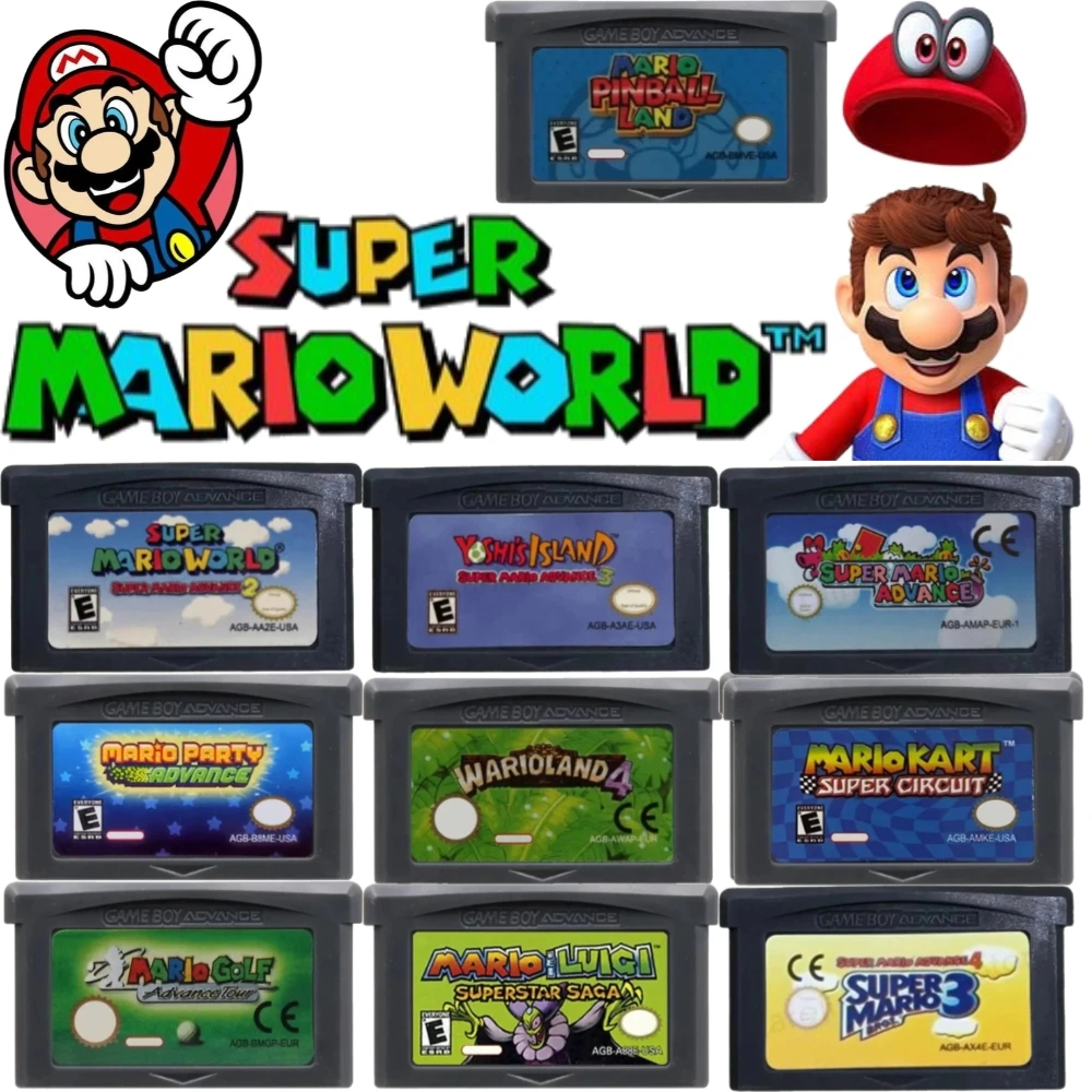 EUR 32 Bit GBA Game Cartridge  - Gaming Console Mario avaliação e preço