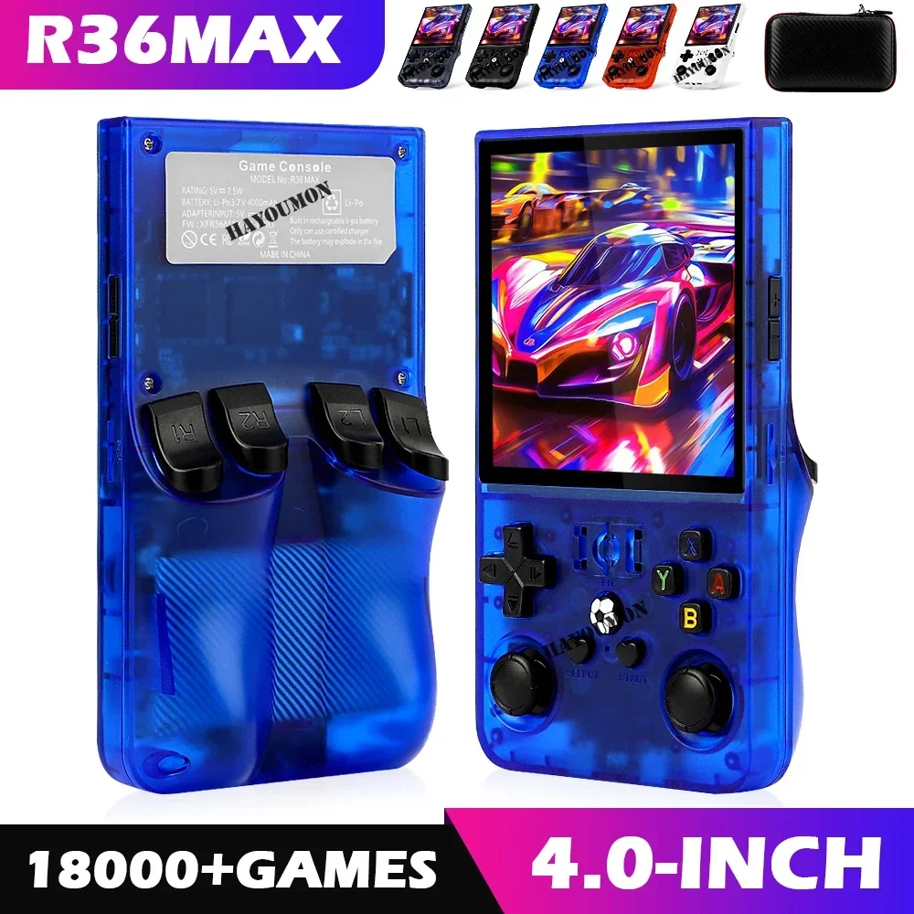 64GB 128GB R36 Max Retro Video - Gaming Console R36 Max avaliação e preço