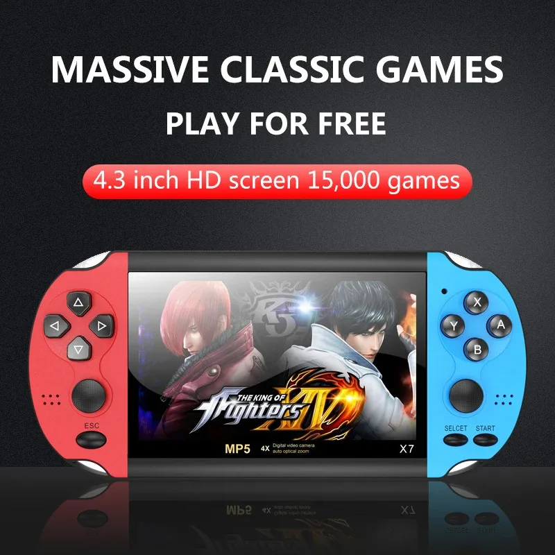 X7/X12 Plus Handheld Game Cons - Gaming Console X7 avaliação e preço