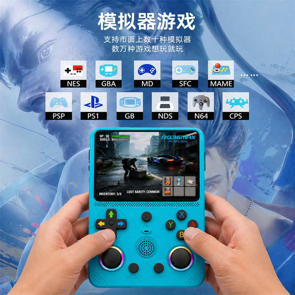 [Genuine]2026Newest Retro Hand - Gaming Console Handheld Best avaliação e preço