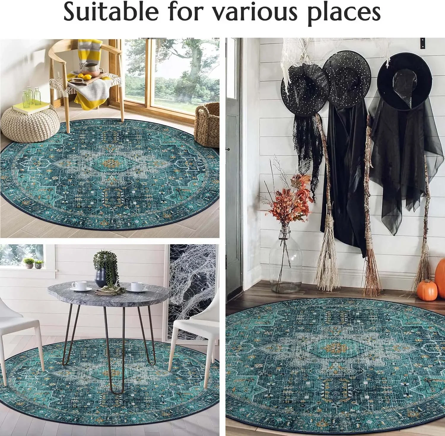 Gaming Console Round Rug Non-S - Console Gaming Hand avaliação e preço