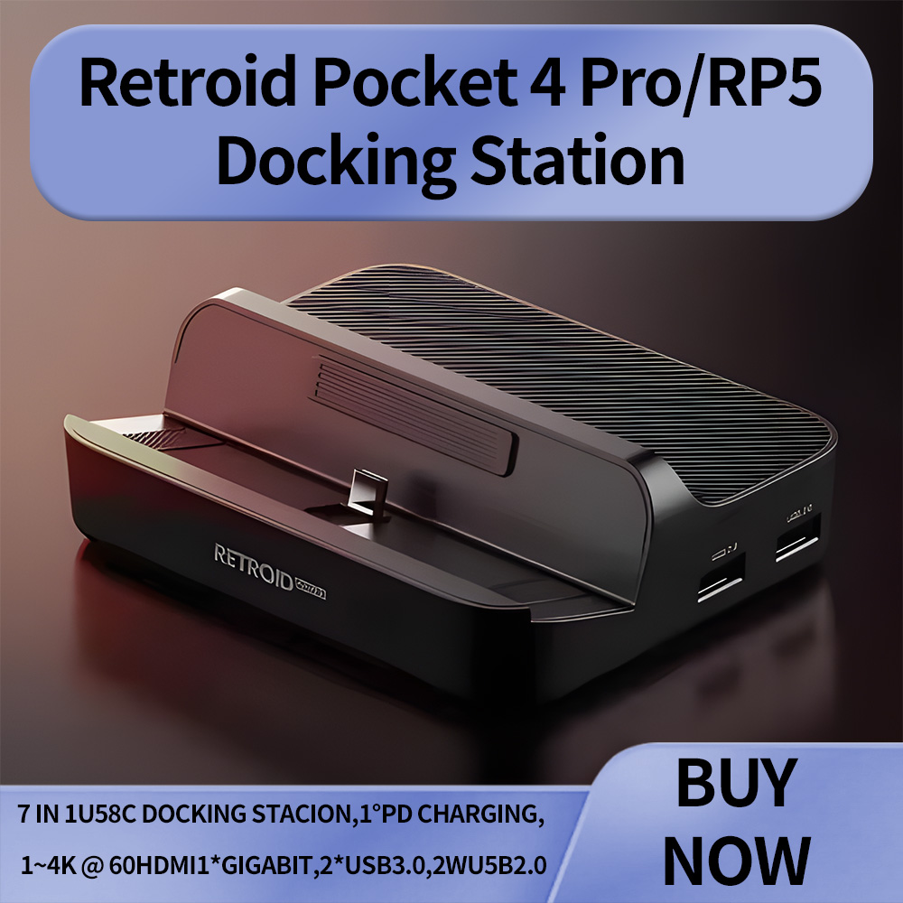 Retroid Pocket 5 Docking Stati - Gaming Console Mini avaliação e preço