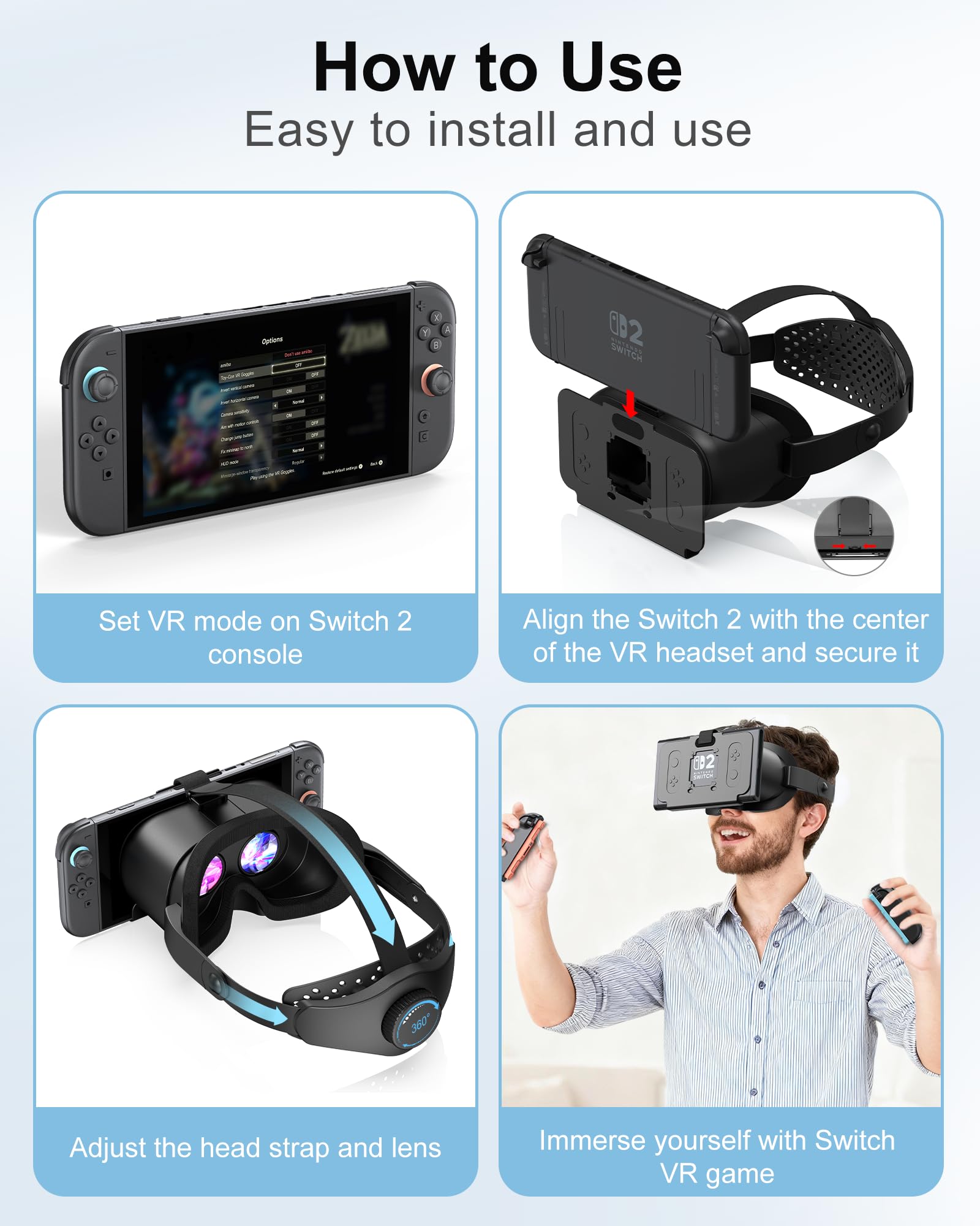 Upgraded VR Headset for Ninten - Gaming Console Vr avaliação e preço