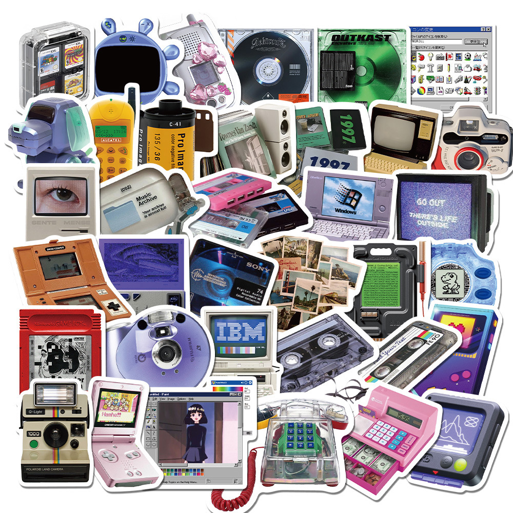 10/30/50pcs Retro Cute Phone C - Laptop Gaming Console avaliação e preço