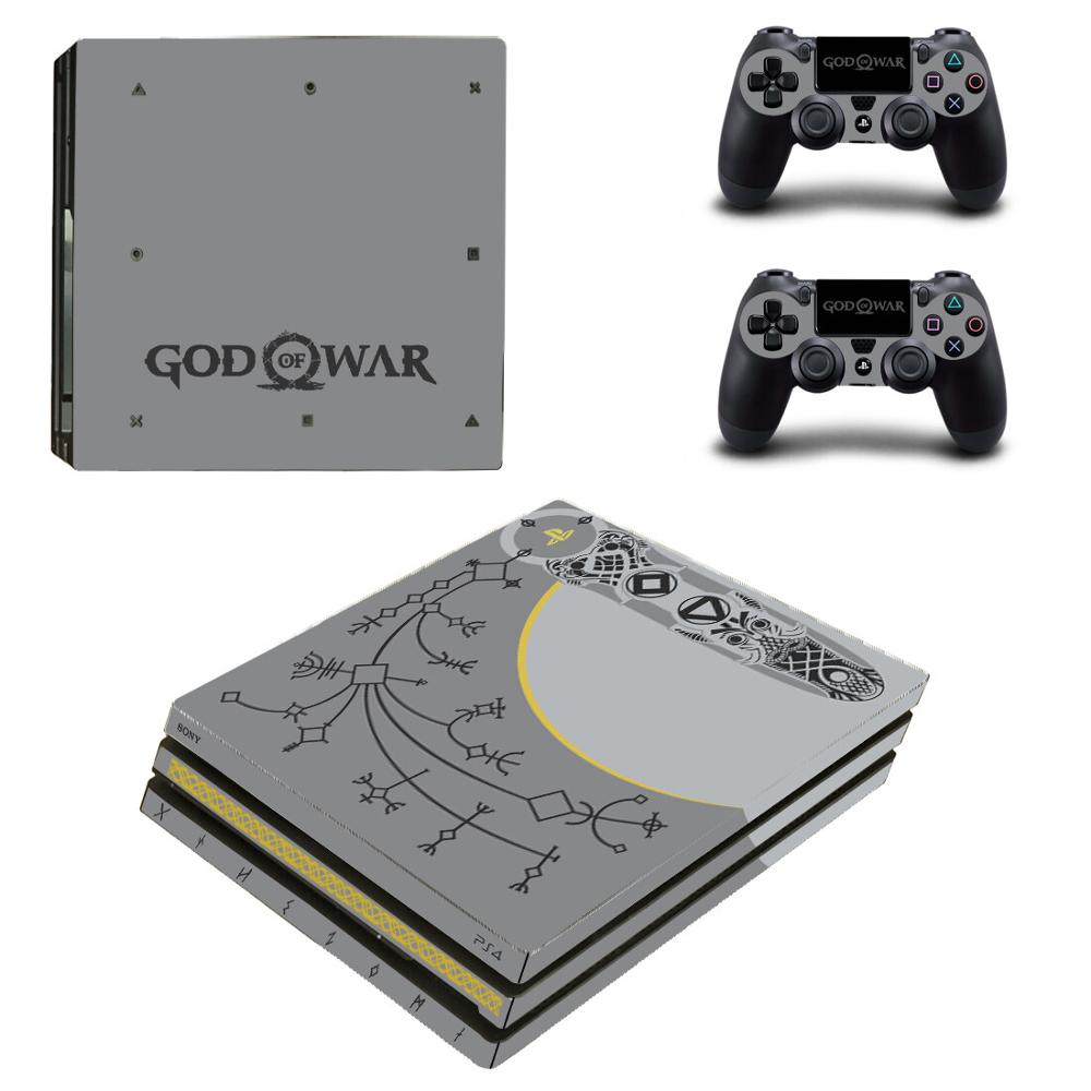 God of War PS4 Pro Skin Sticke - Gaming Console Best avaliação e preço