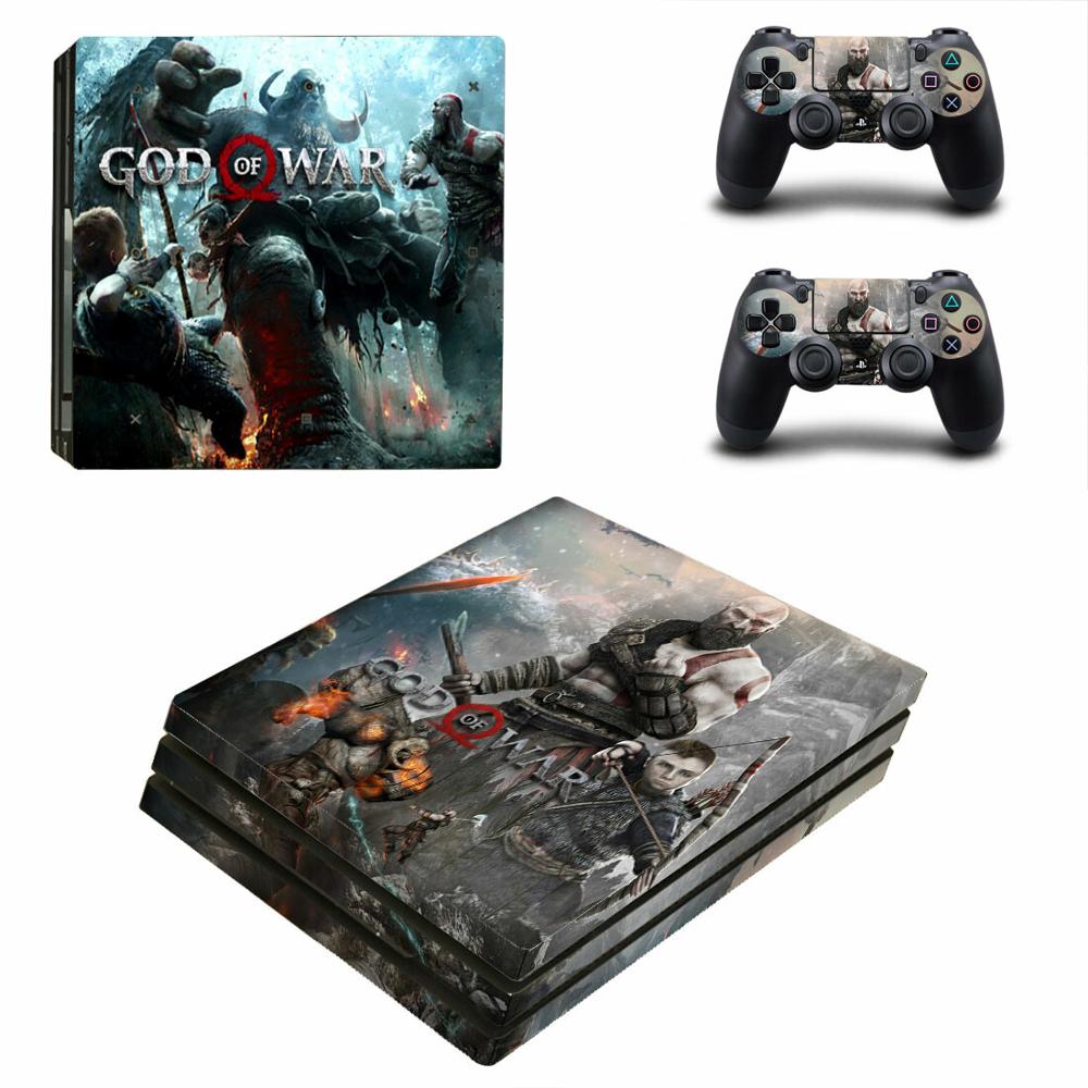 God of War PS4 Pro Skin Sticke - Gaming Console Best avaliação e preço