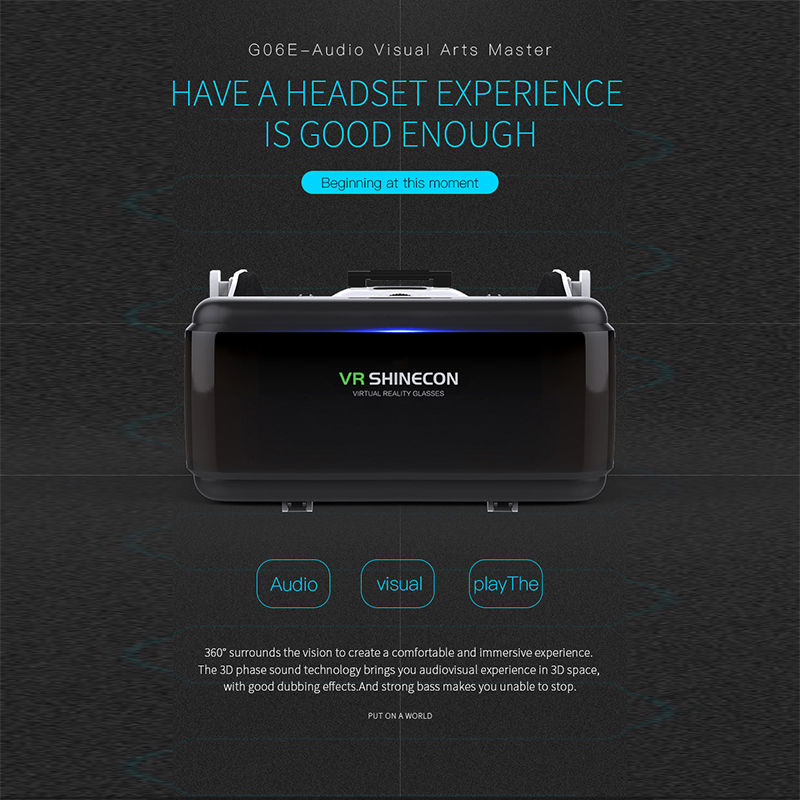 VR Shinecon Casque Helmet 3D G - Gaming Console Vr avaliação e preço